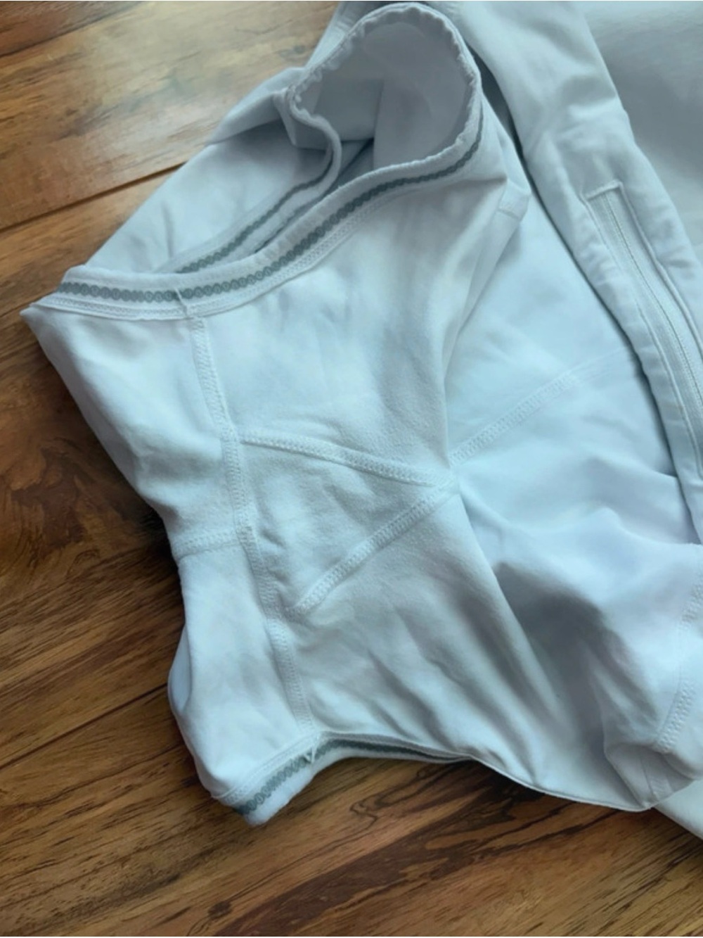 Lululemon vintage pace setter ruffle back skirt white Y2K mini athletic skirt - Picture 5 of 5
